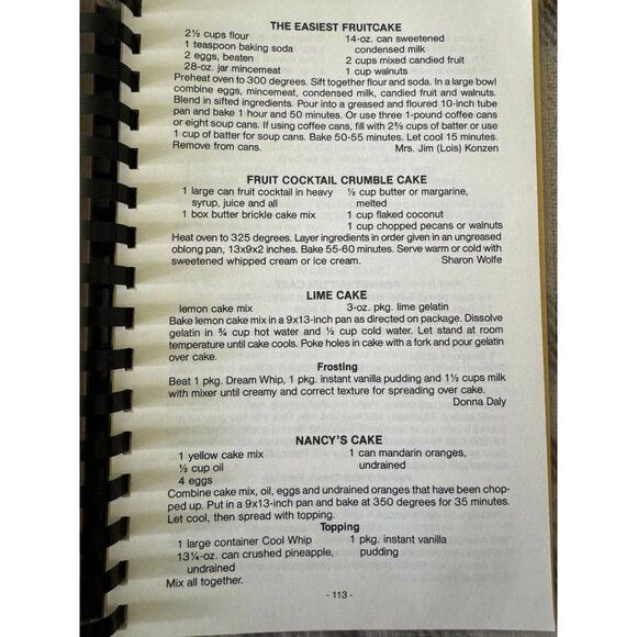 St. Joseph's Parish Cookbook Farley IA Midwest Recipes Community - Picture 8 of 9